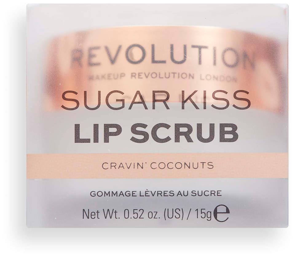 Makeup Revolution Sugar Kiss Lip Scrub Cravin' Coconuts 