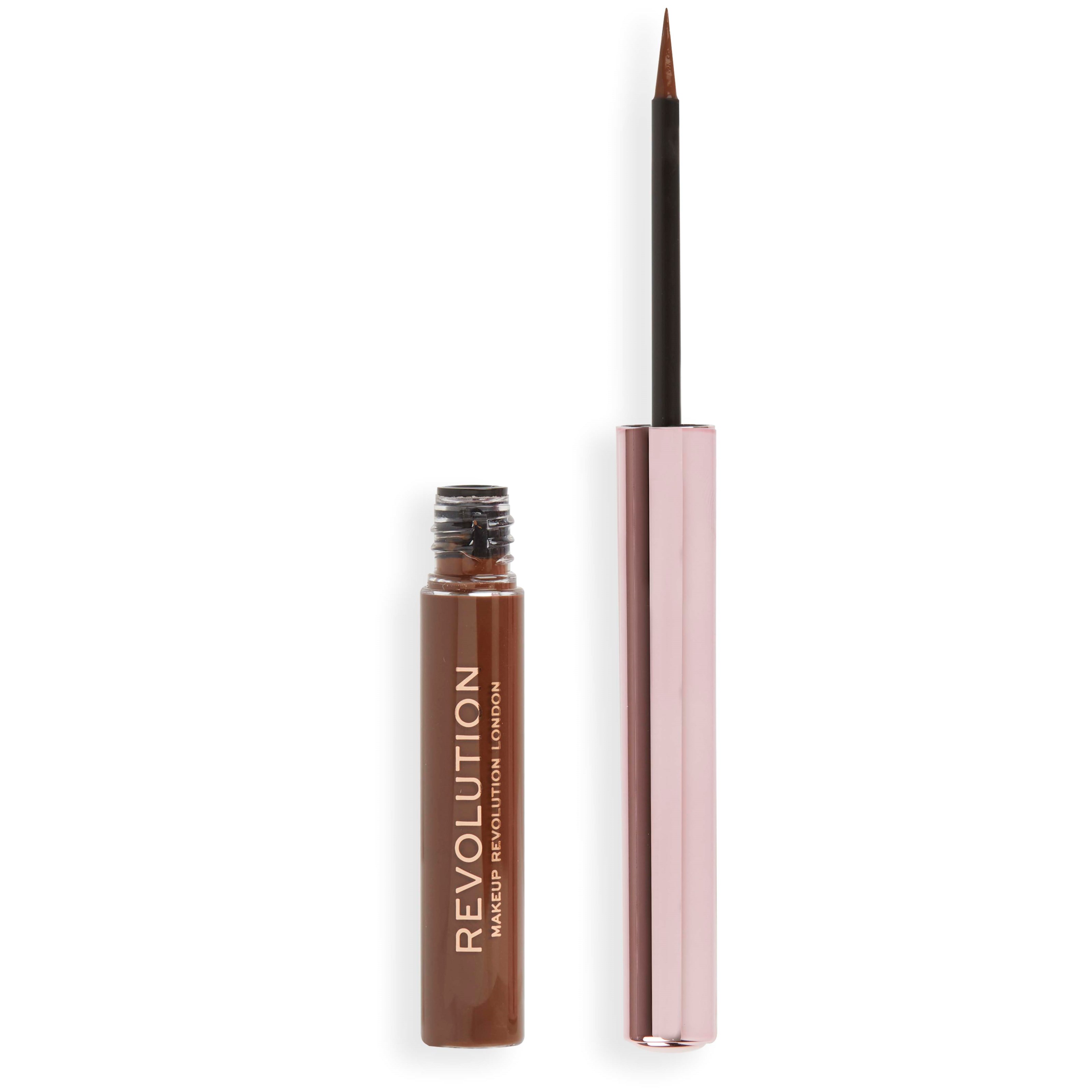 Läs mer om Makeup Revolution Super Flick Liquid Eyeliner Brown