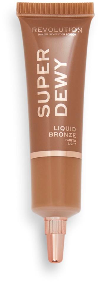 Makeup Revolution Superdewy Liquid Bronzer Fair to Light 15 ml