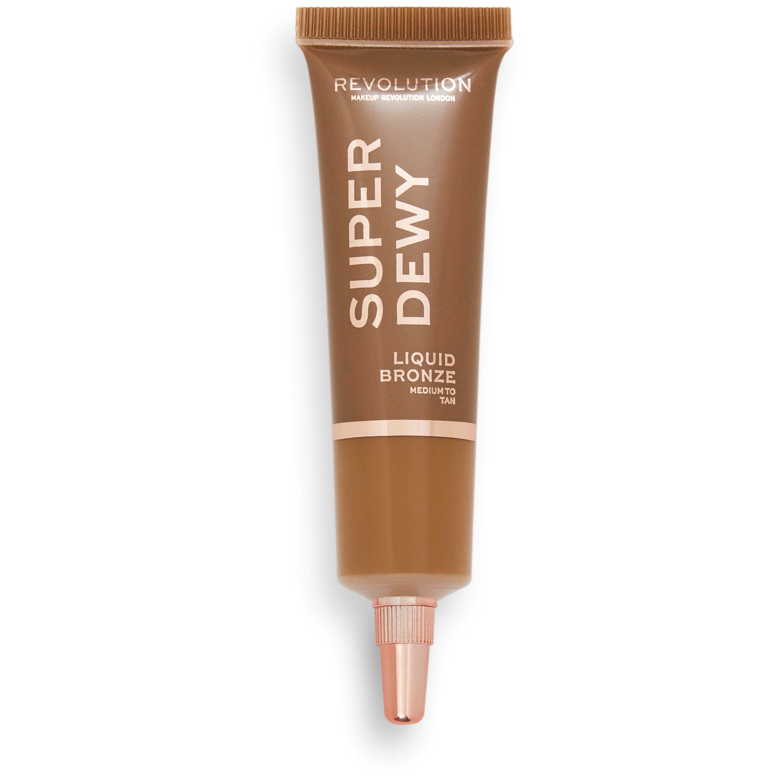 Läs mer om Makeup Revolution Superdewy Liquid Bronzer Medium to Tan