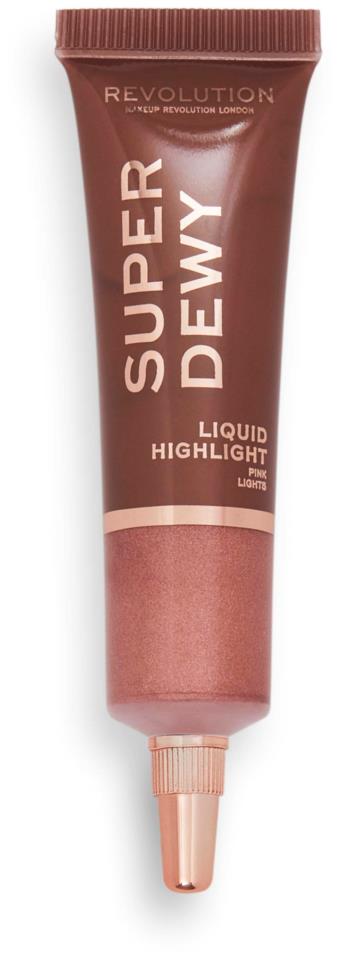 Makeup Revolution Superdewy Liquid Highlighter Pink Lights 15 ml