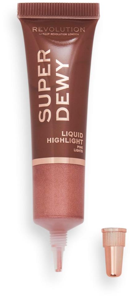 Makeup Revolution Superdewy Liquid Highlighter Pink Lights 15 ml