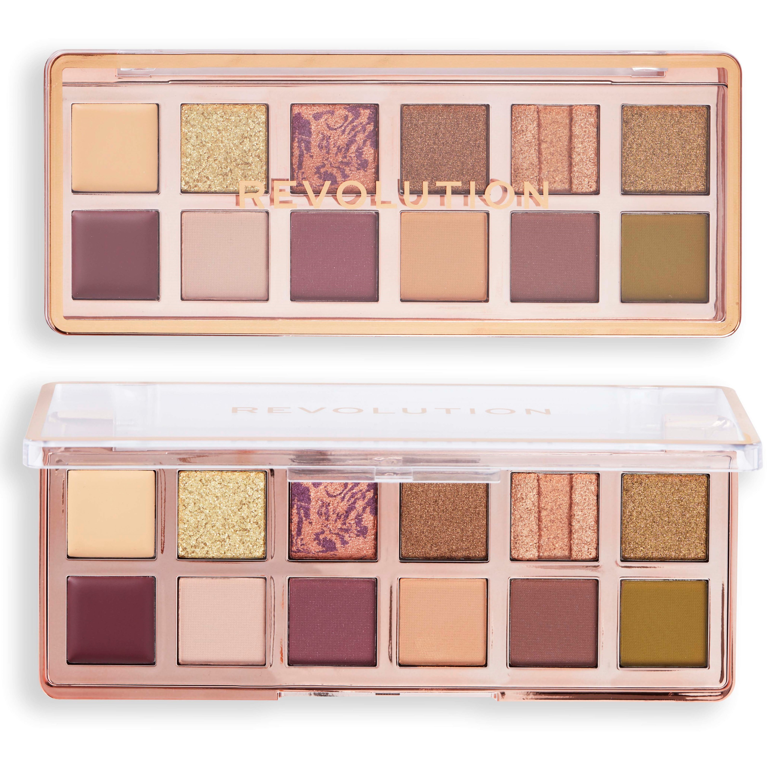 Alternativ bild 1 för Makeup Revolution The Eternal Icon Green Palette