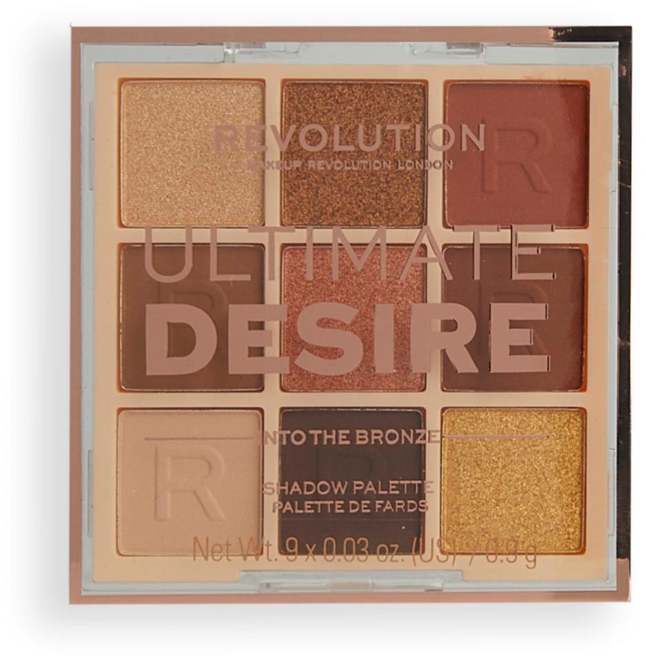 Makeup Revolution Ultimate Desire Shadow Palette Into the Bronze