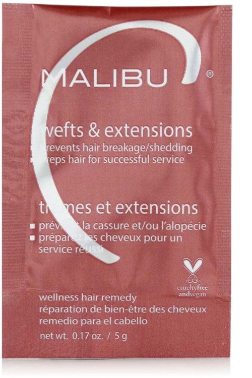 Malibu C Wefts & Extensions Sachet 1st