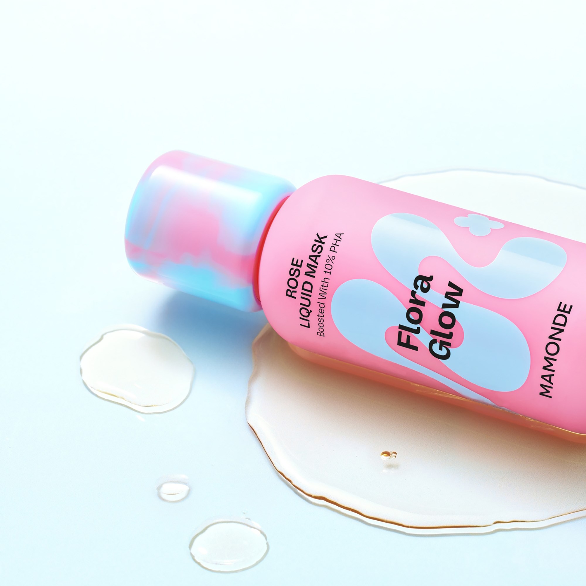 Mamonde Flora Glow Rose Liquid Mask 80 ml (obrázok 3)