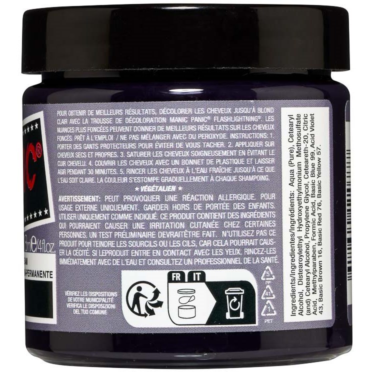 Manic Panic Classic Cream Amethyst Ashes (obrázok 3)