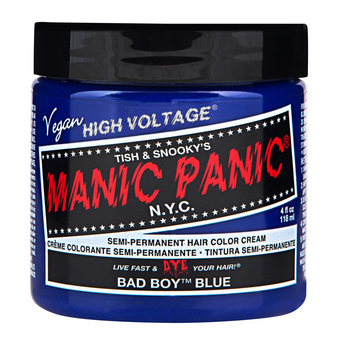 Manic Panic Semi Permanent Hair Color Cream Bad Boy Blue Lyko Manic Panic Semi Permanent Hair Color Cream Bad Boy Blue Lyko