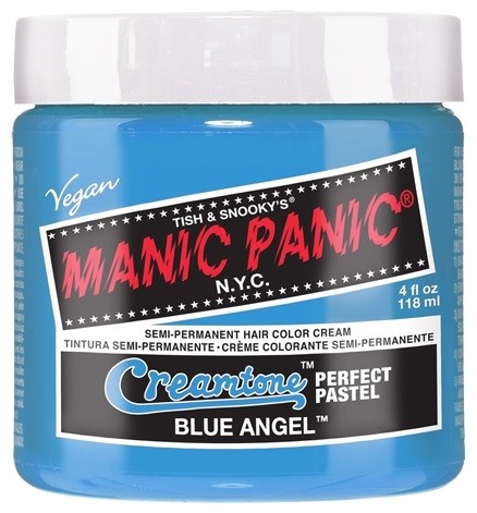 Manic Panic Semi-Permanent Hair Color Cream Blue Angel