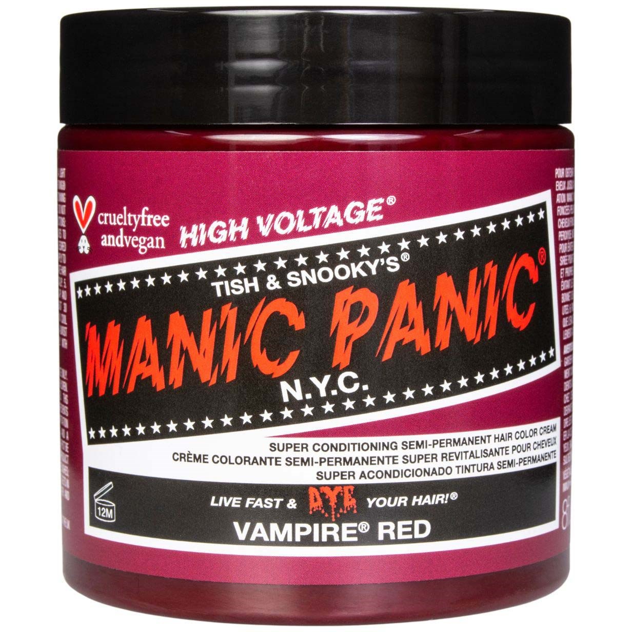 Läs mer om Manic Panic Classic Creme 237 ml Vampire Red