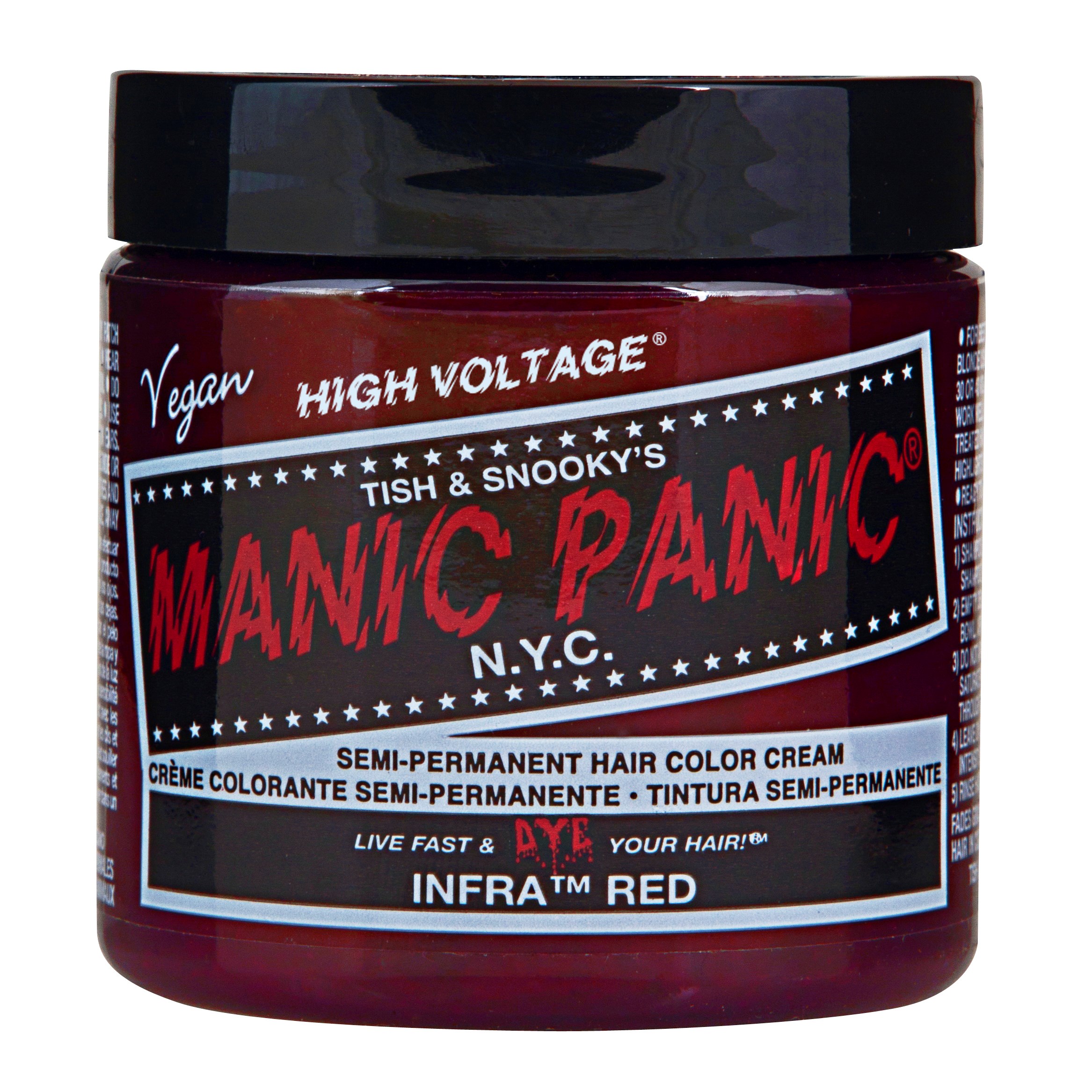 Zdjęcia - Farba do włosów Manic Panic Semi-Permanent Hair Color Cream Infra Red