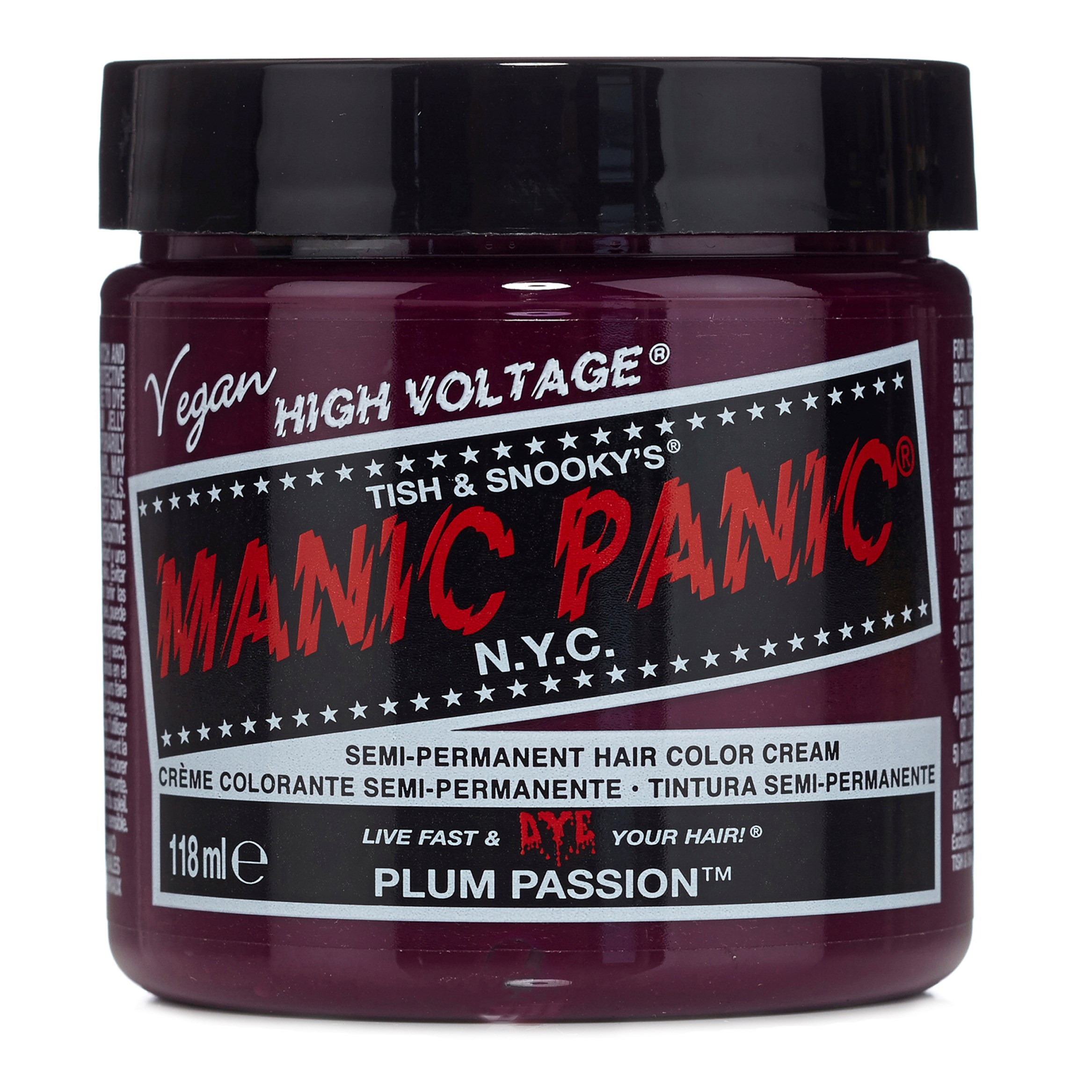 Фото - Фарба для волосся Manic Panic Semi-Permanent Hair Color Cream Plum Passion