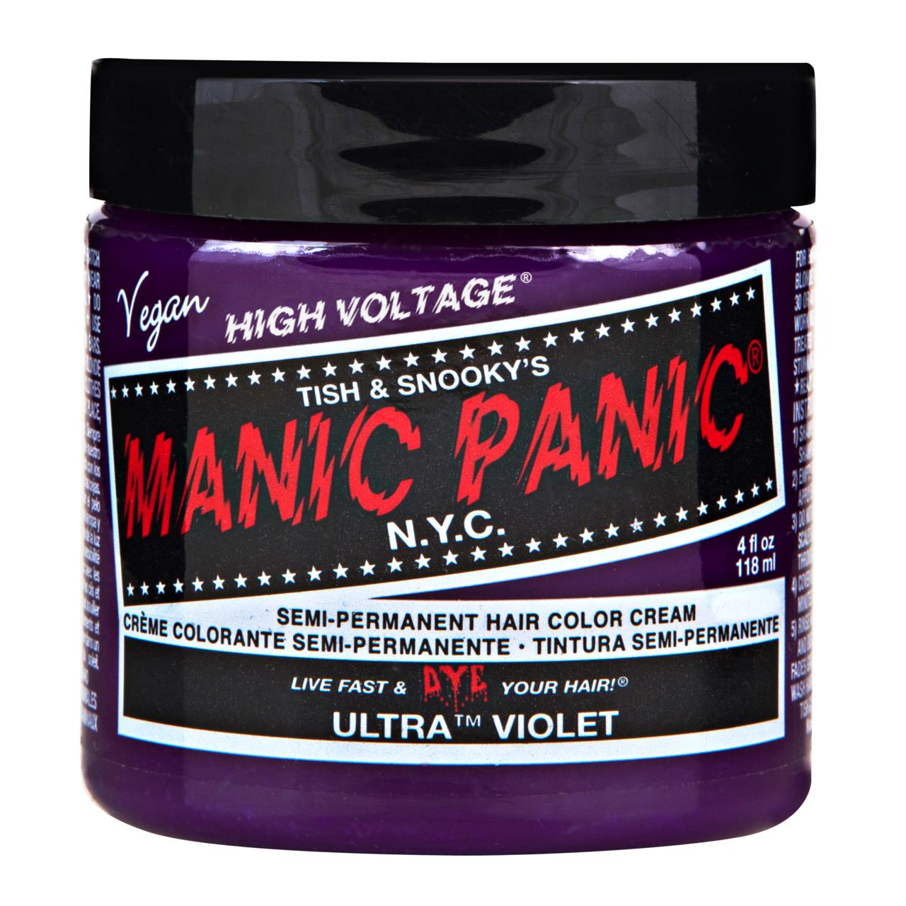 Manic Panic Semi Permanent Hair Color Cream Ultra Violet Lyko Manic Panic Semi Permanent Hair Color Cream Ultra Violet Lyko