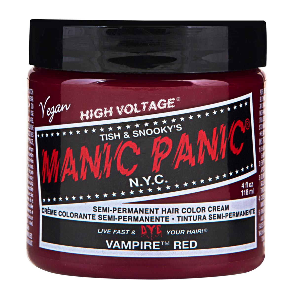Manic Panic Semi-Permanent Hair Color Cream Vampire