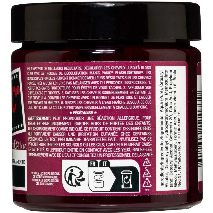 Manic Panic Classic Cream Divine Wine (obrázok 3)