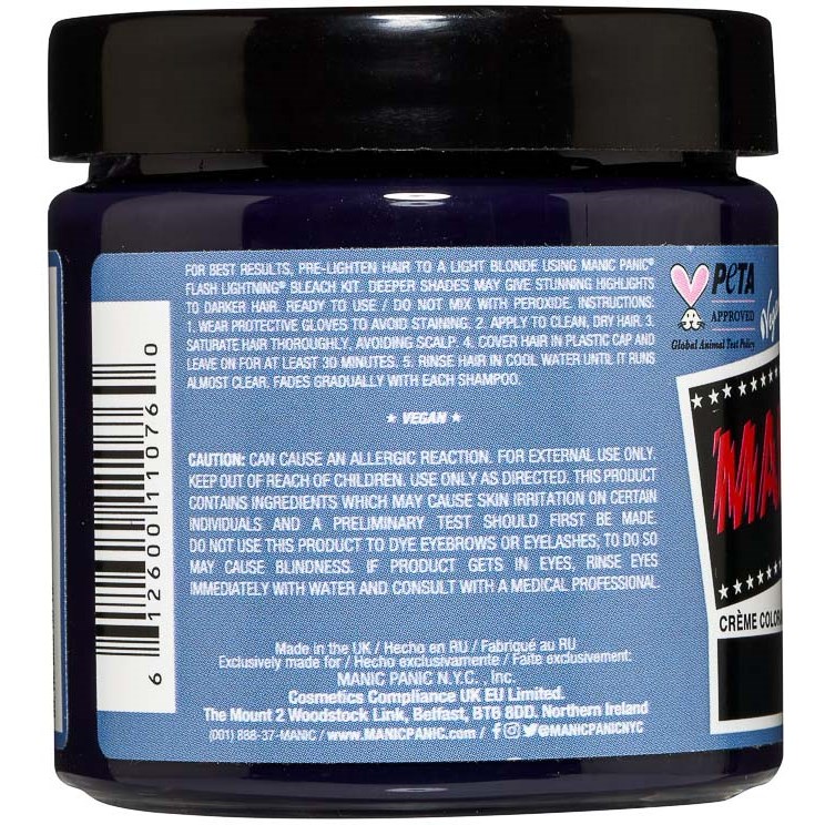 Alternativ bild 1 för Manic Panic Classic Cream Twilight Blue