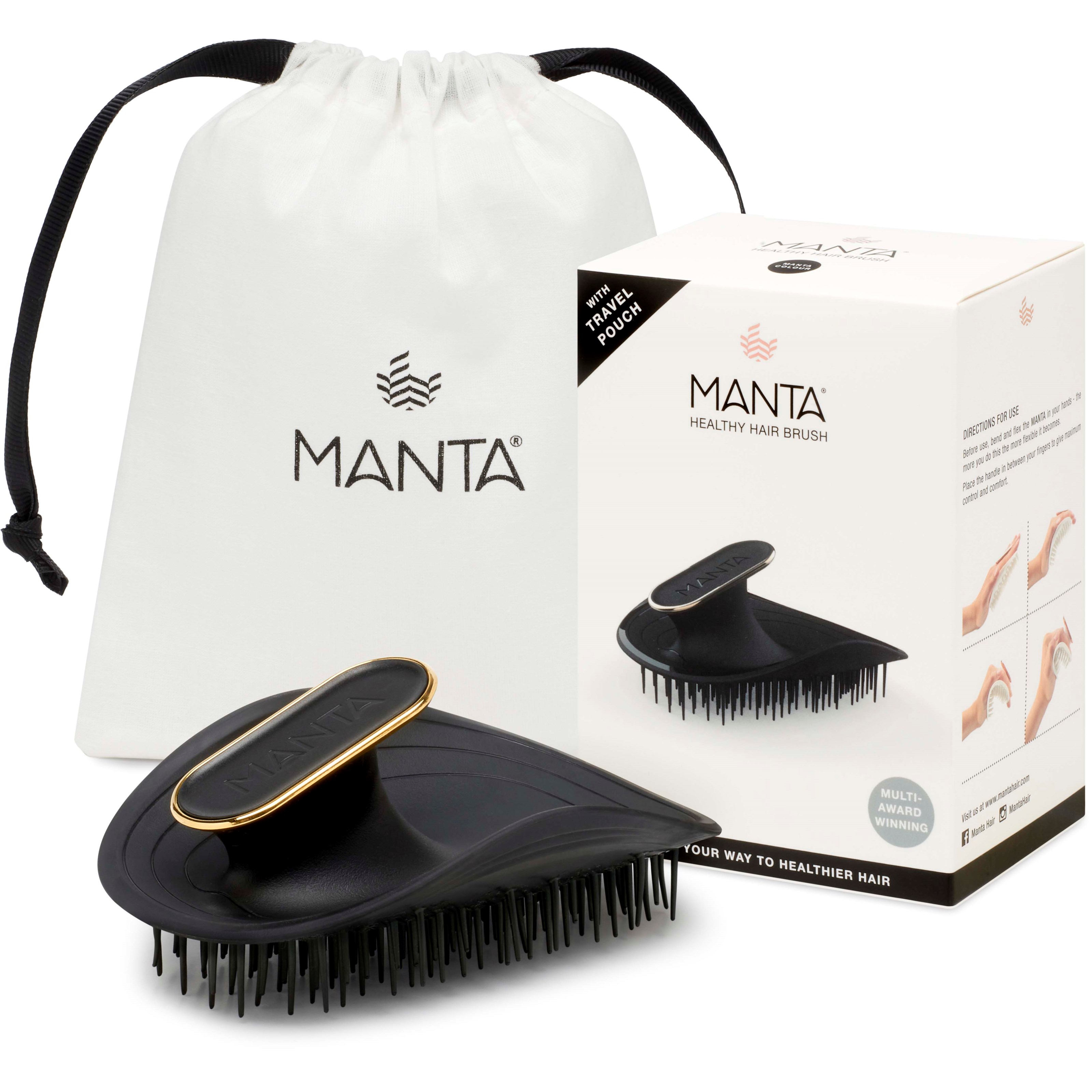 Manta Original Brush Black/Gold (obrázok 6)