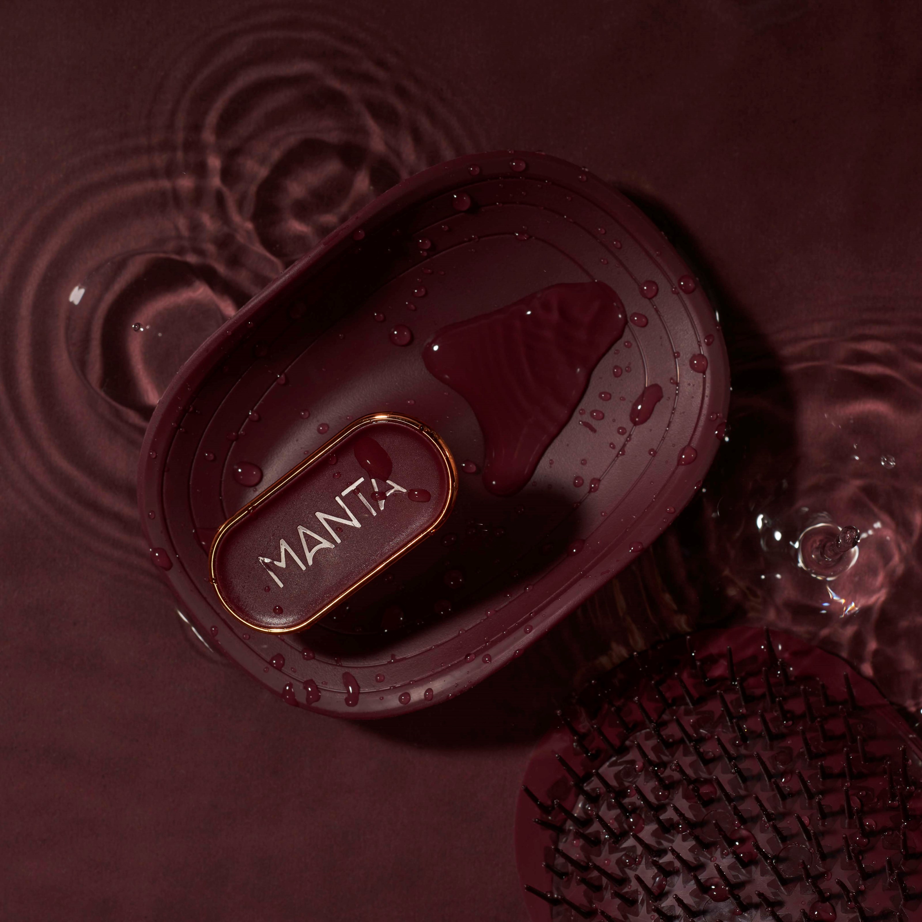Manta Original Brush Burgundy/Rose Gold (obrázok 7)