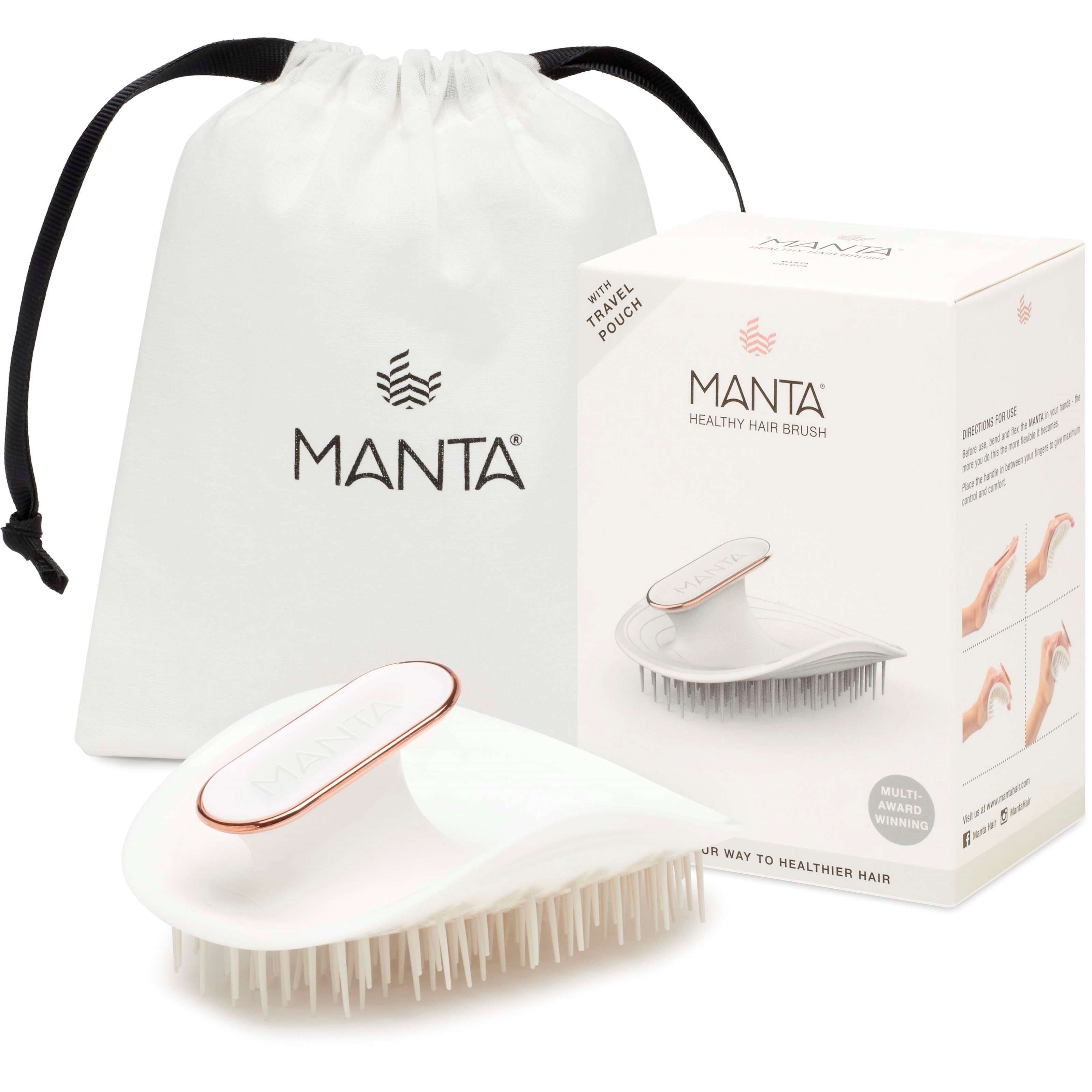 Manta Original Brush White/Rose Gold (obrázok 4)