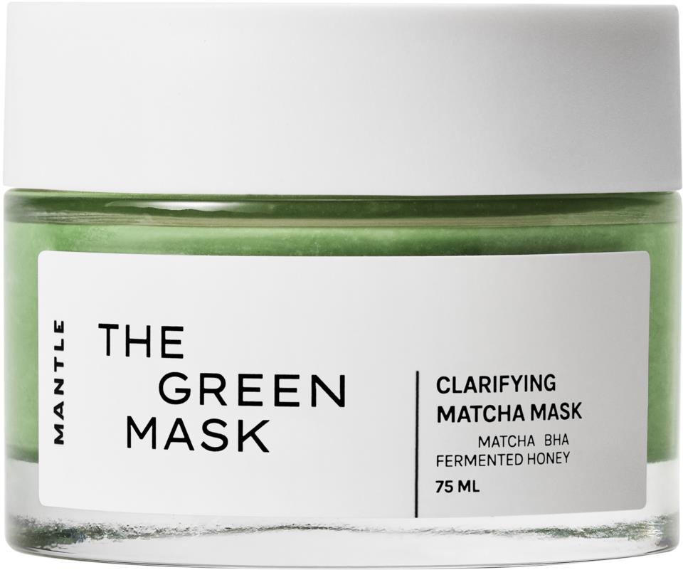 MANTLE The Green Mask – Clarifying + Non-Drying Matcha Mask 75ml