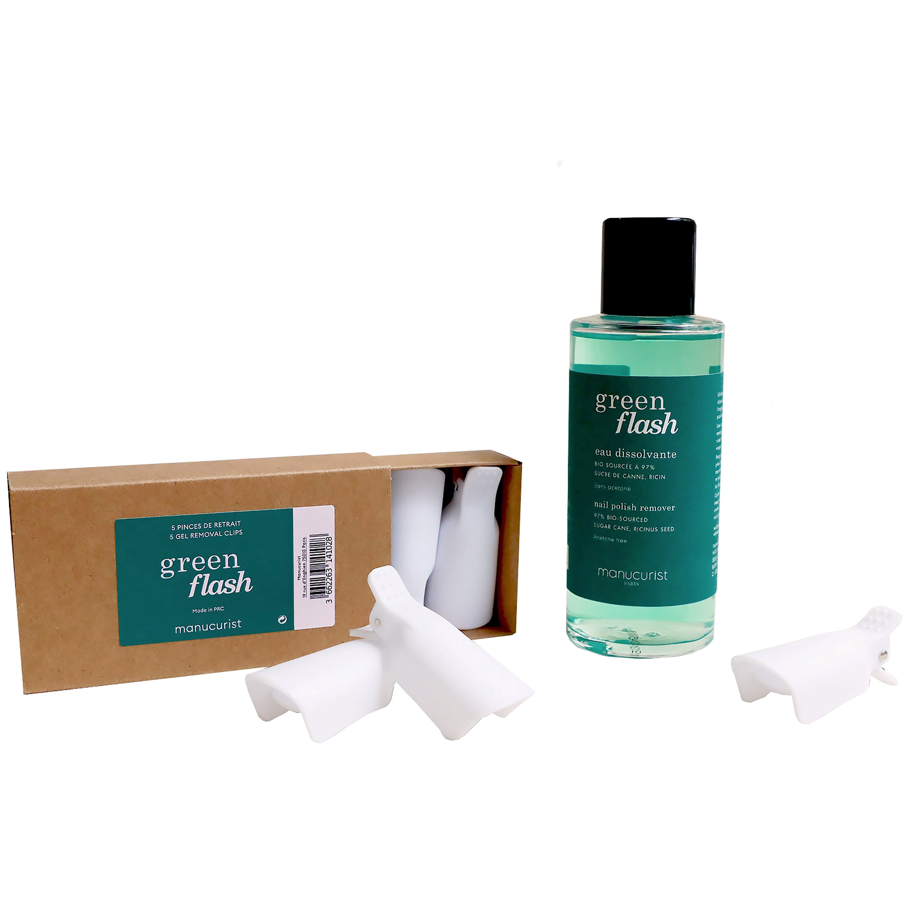 Manucurist Green Flash Duo Gentle Polish Remover Green Flash & Withdra