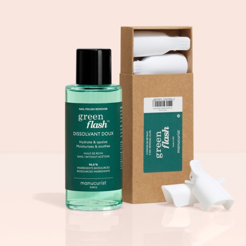 Manucurist Green Flash Duo Gentle Polish Remover Green Flash & Withdrawal pliers