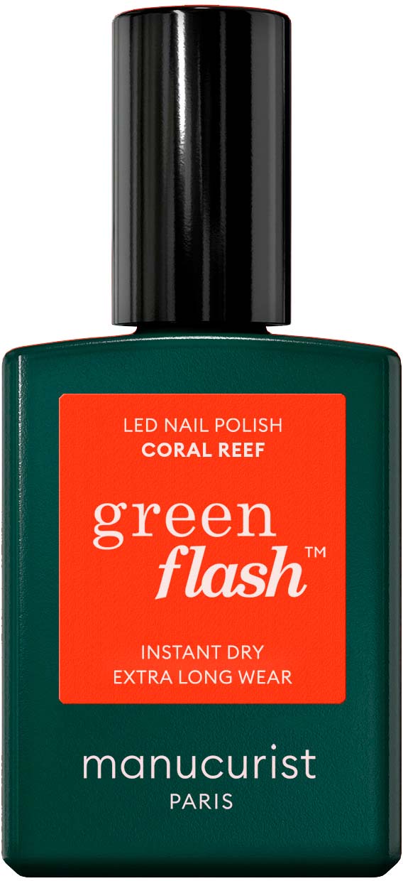Manucurist Green Flash LED polish gel Red Coral 15 ml