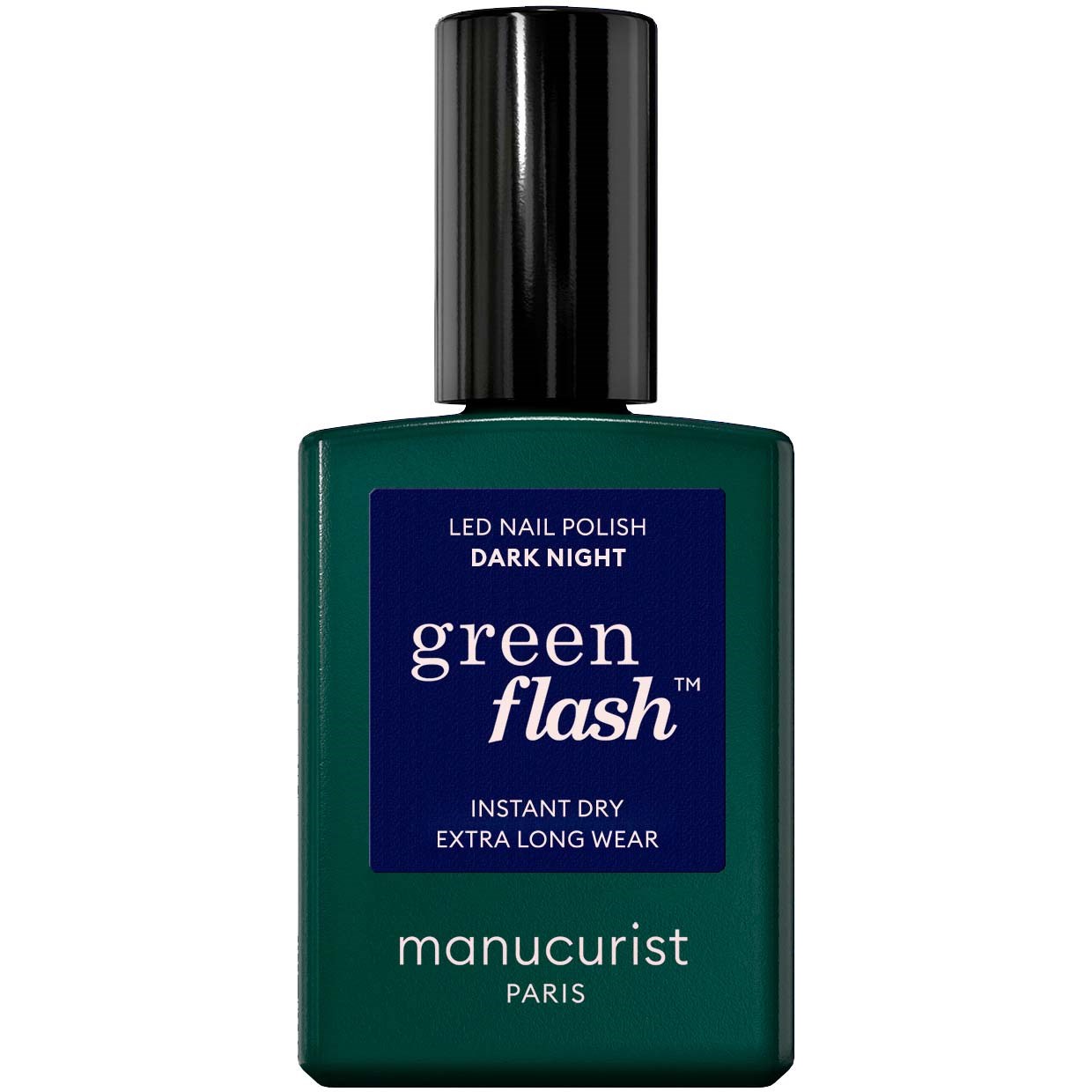 Manucurist Green Flash Led Nail Polish Dark Night 15ml
