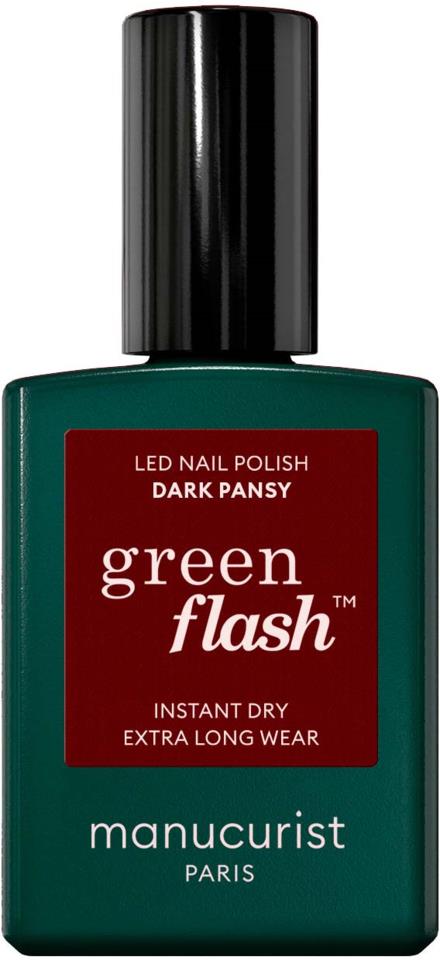 Manucurist Green Flash Gel Polish Dark Pansy 15ml