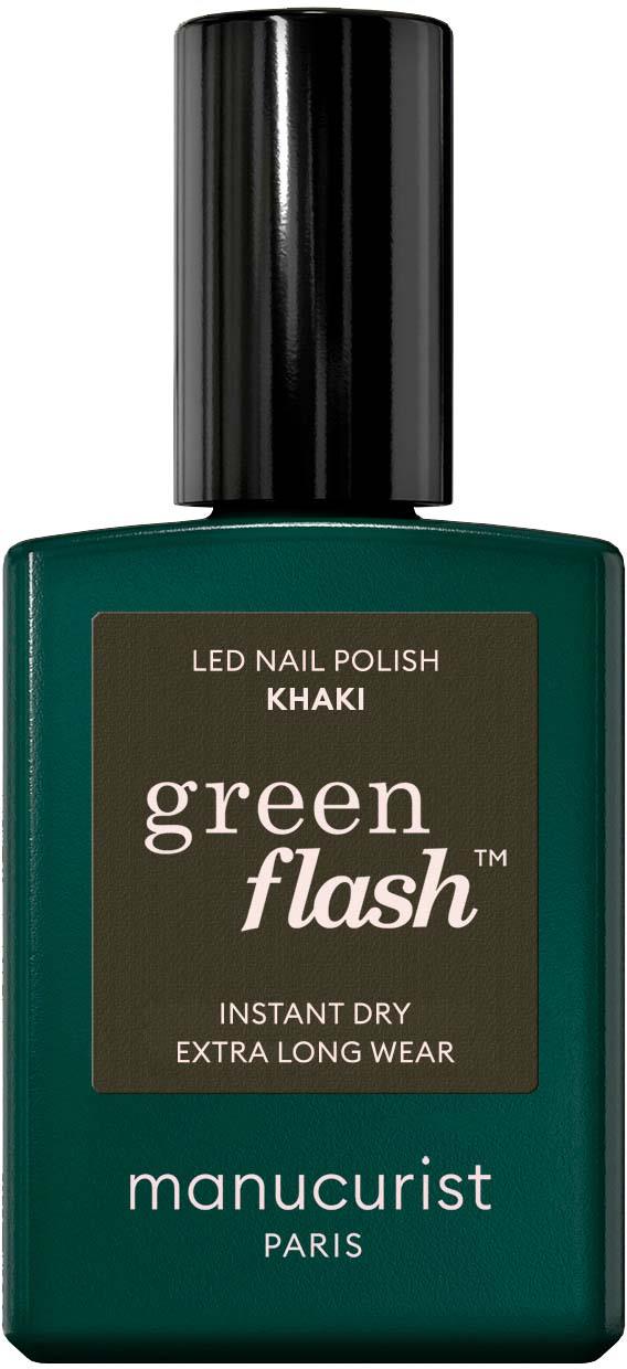 Manucurist Green Flash Gel Polish Khaki