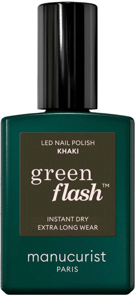 Manucurist Green Flash Gel Polish Khaki 15ml