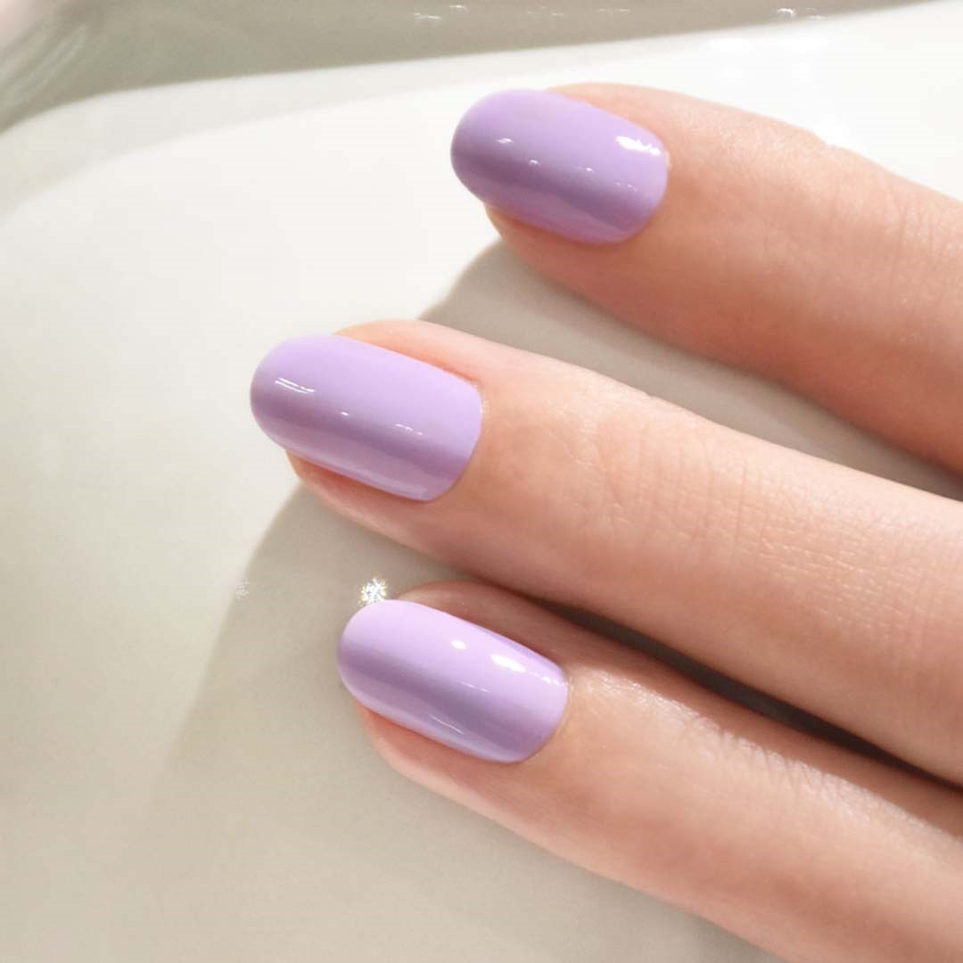 Manucurist Green Flash Gel Polish - lakier do paznokci Lisa Lilas (obrázok 9)
