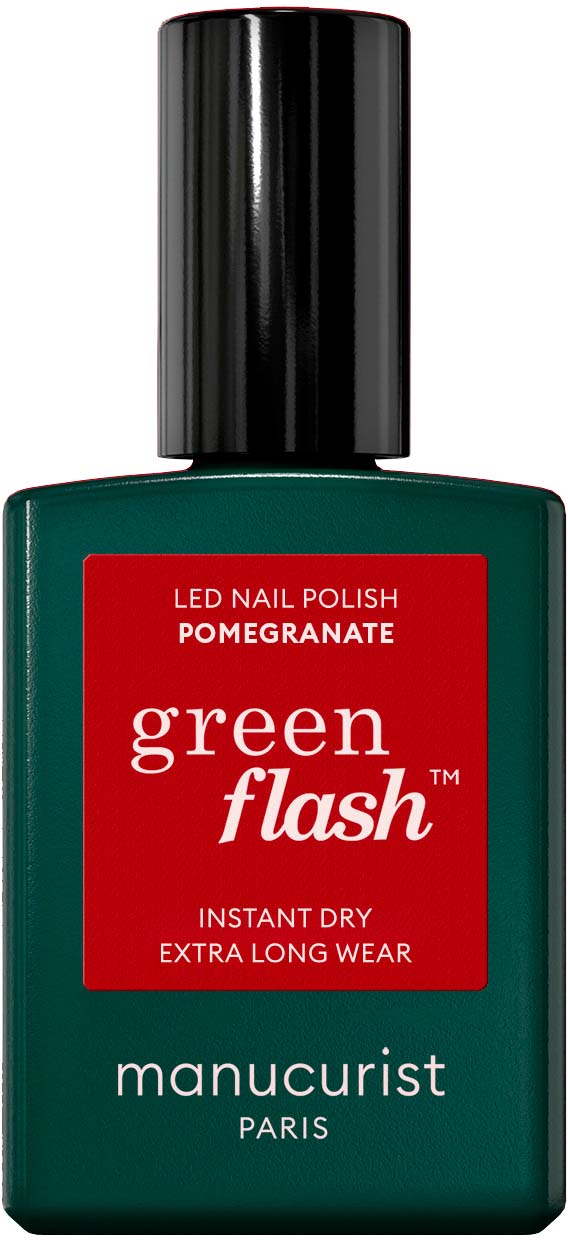 Manucurist Green Flash LED polish gel Pomegranate 15 ml