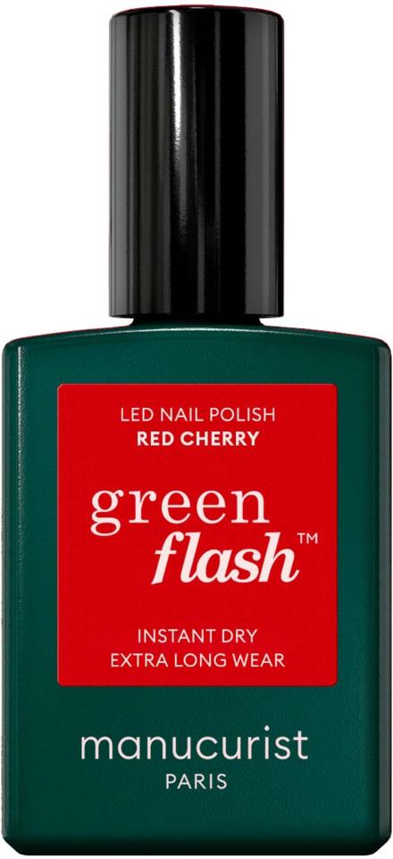 Manucurist Green Flash Gel Polish Red Cherry