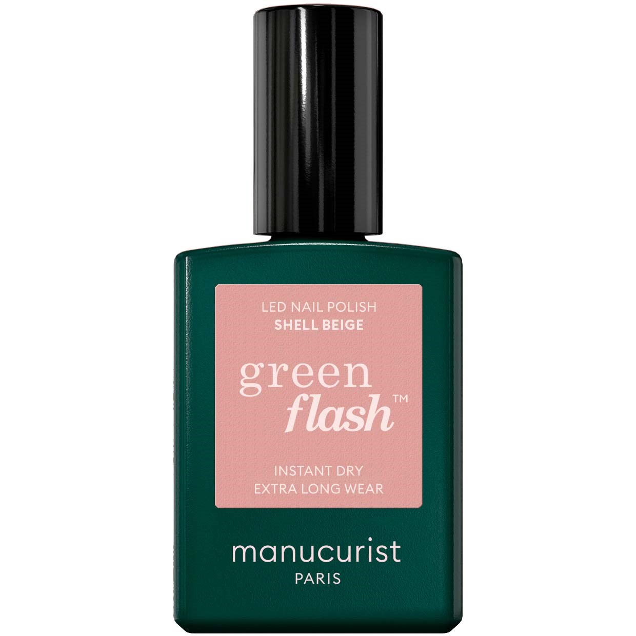 Manucurist Green Flash Led Nail Polish Shell Beige 15ml