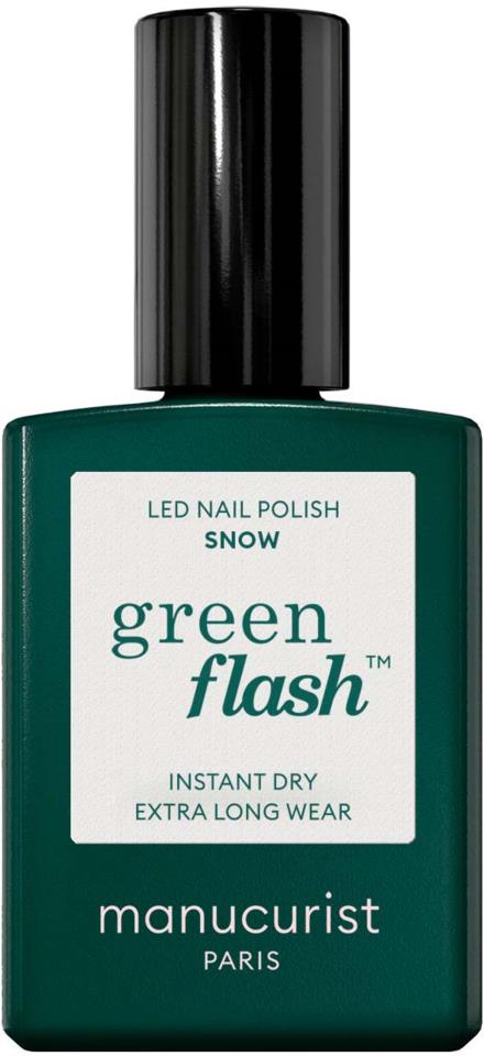 Manucurist Green Flash Gel Polish Snow 15ml