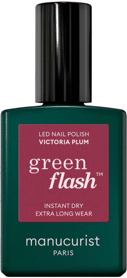 Manucurist Green Flash Gel Polish Victoria Plum 15ml