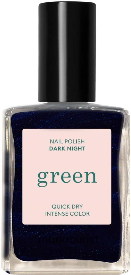 Manucurist Green Nail Polish Dark Night 15ml