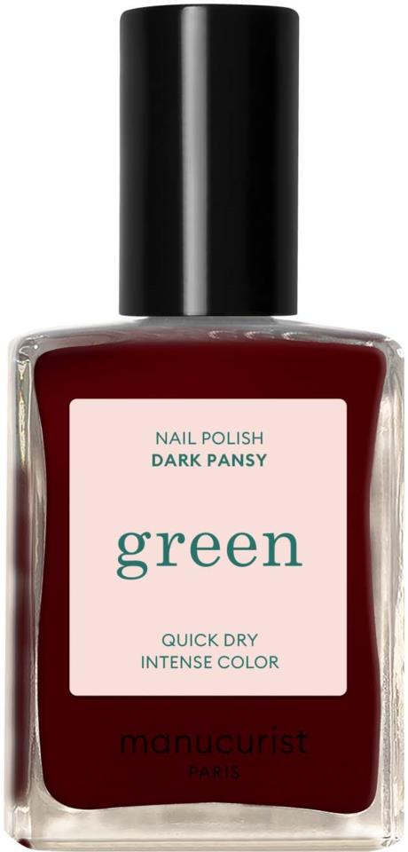 Manucurist Green Nail Polish Dark Pansy 15ml