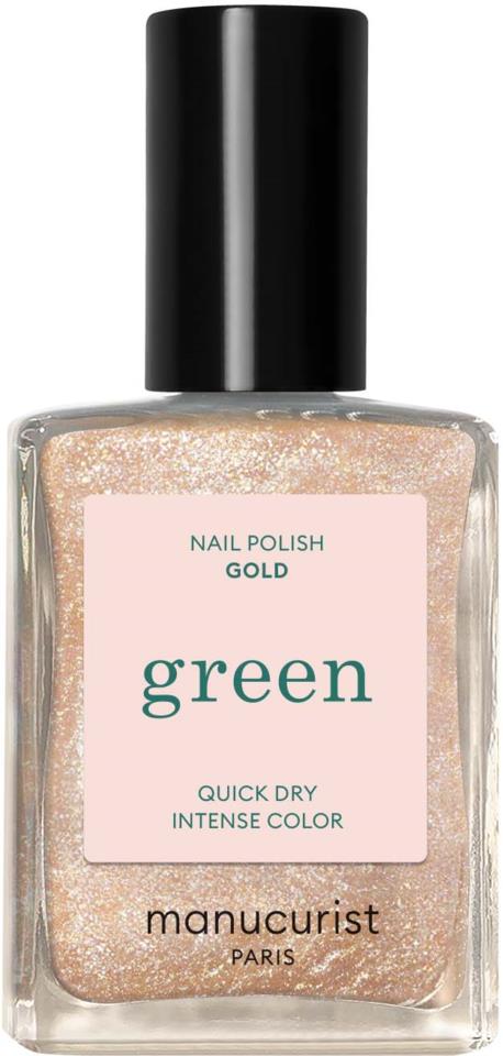 Manucurist Green Nail Polish Gold 15ml
