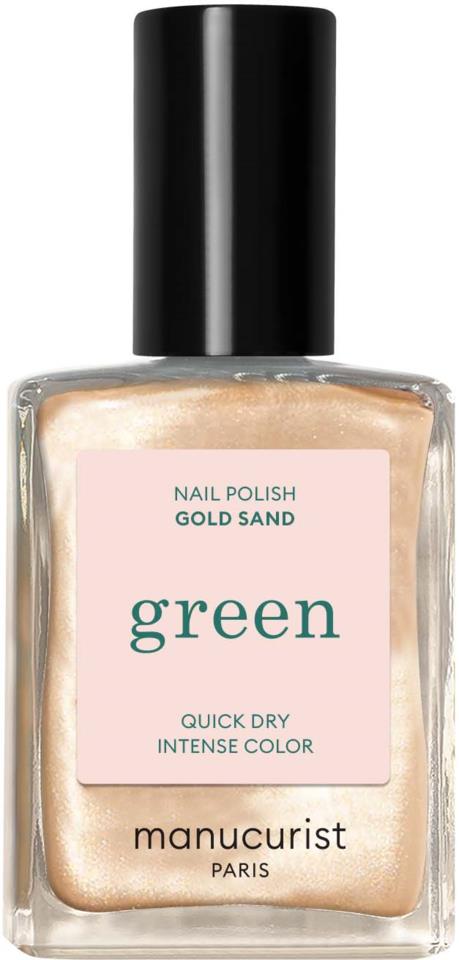 Manucurist Green Nail Polish Gold Sand 15ml