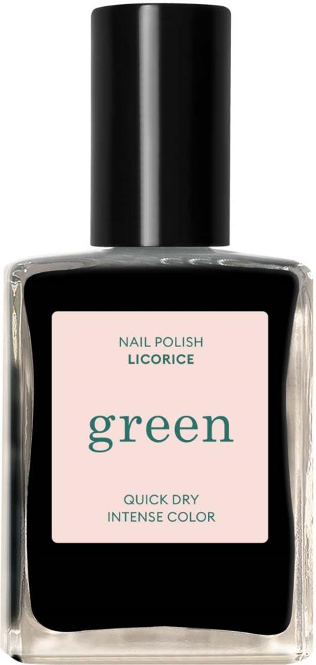 Manucurist Green Nail Polish Licorice 15ml