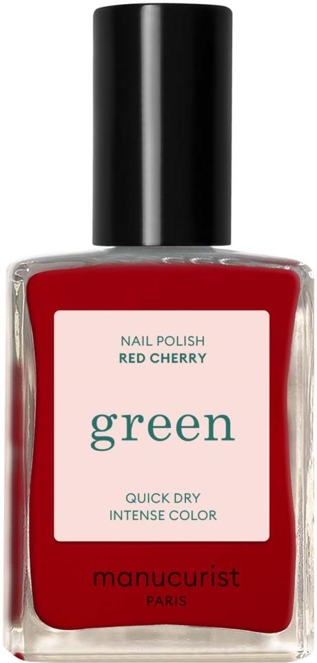 Manucurist Green Nail Polish Red Cherry 15ml