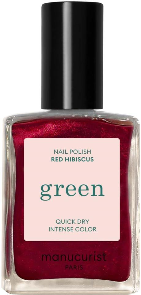 Manucurist Green Nail Polish Red Hibiscus 15ml