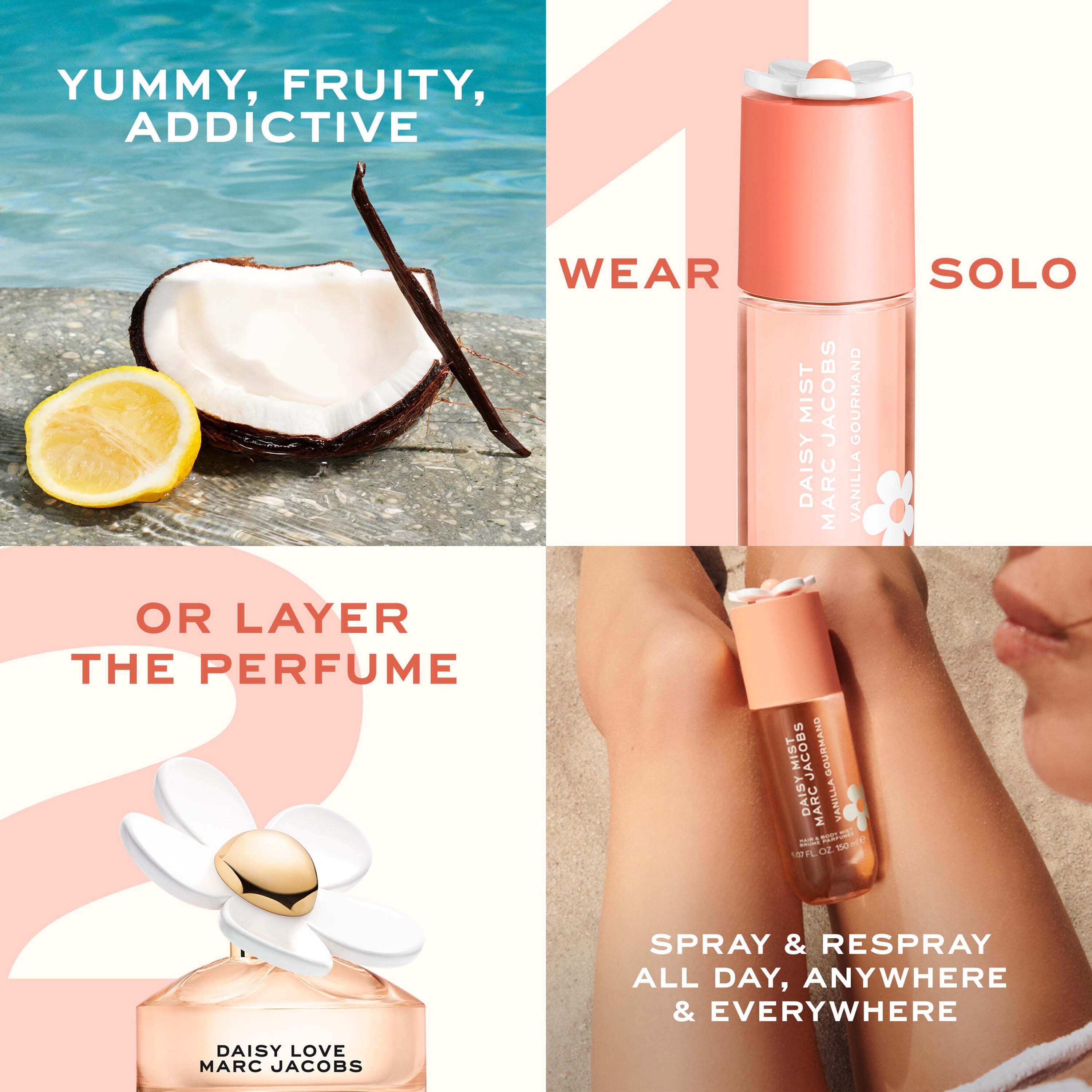 Marc Jacobs Daisy Hair & Body Mist Vanilla Gourmand 150 ml (zdjęcie 7)