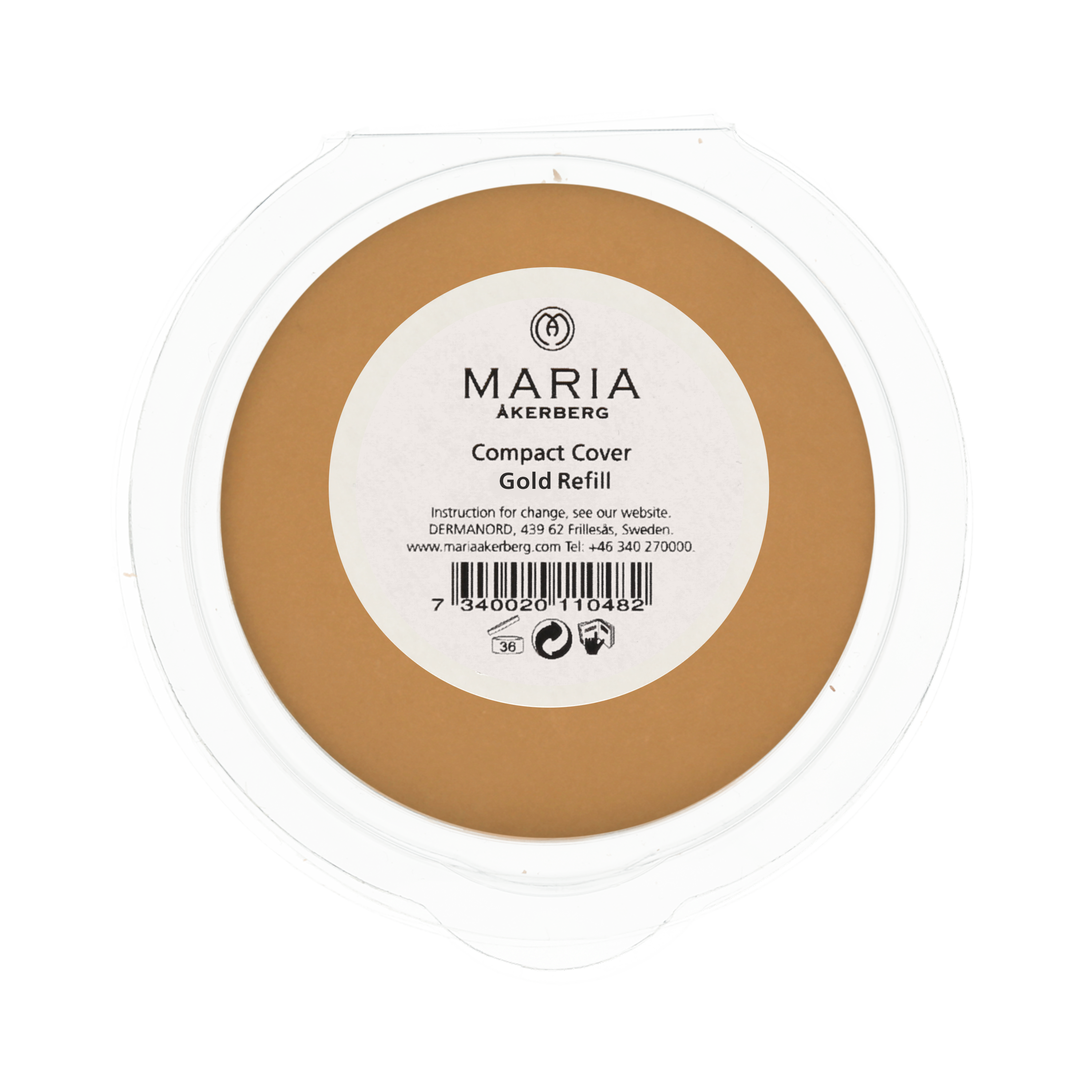 Läs mer om Maria Åkerberg Compact Cover Refill Sticker Gold