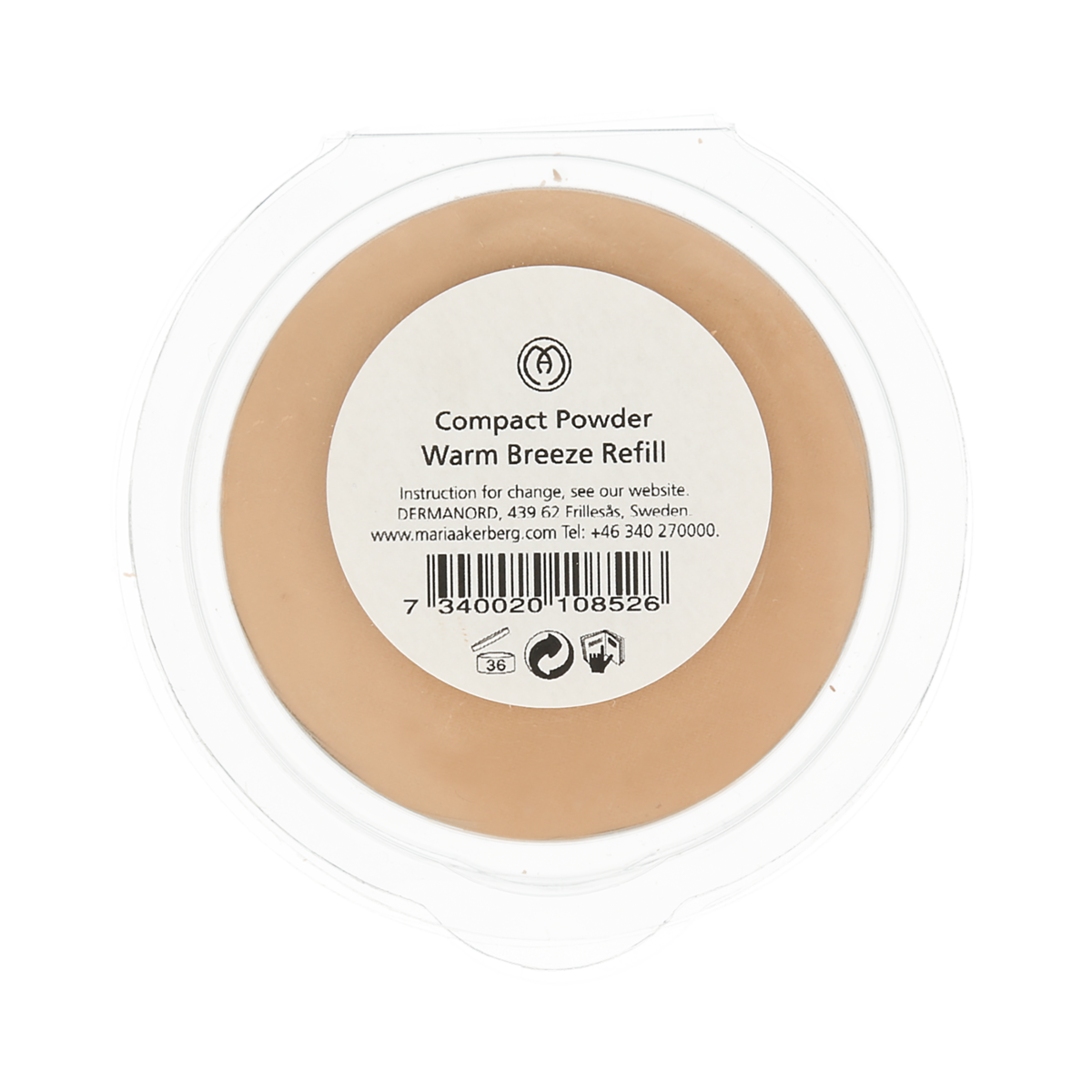 Maria Åkerberg Compact Powder Refill Sticker Warm Breeze | lyko.com