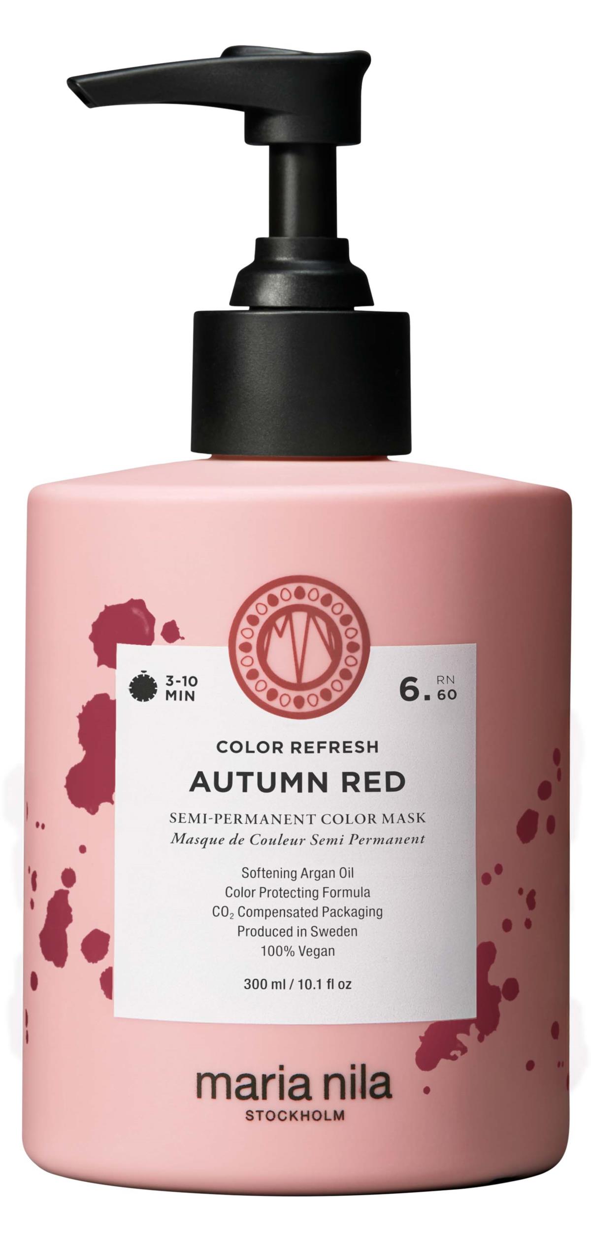 maria nila Colour Refresh Non-Permanent Colour Masque 6.60 Autumn