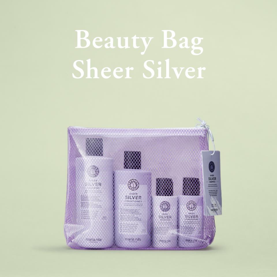 Maria Nila Beauty Bags 2021 Sheer Silver
