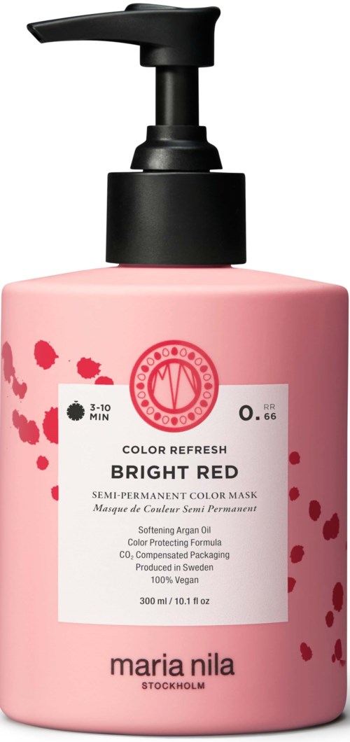 maria nila Colour Refresh Non-Permanent Colour Masque 0.66 Bright Red